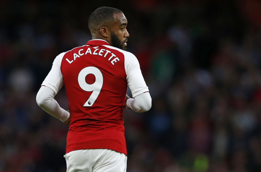 Arsenal, Alexandre Lacazette (Photo credit should read IAN KINGTON/AFP via Getty Images)